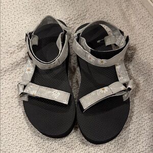 TEVA WOMENS Floral Strap Sandals 9